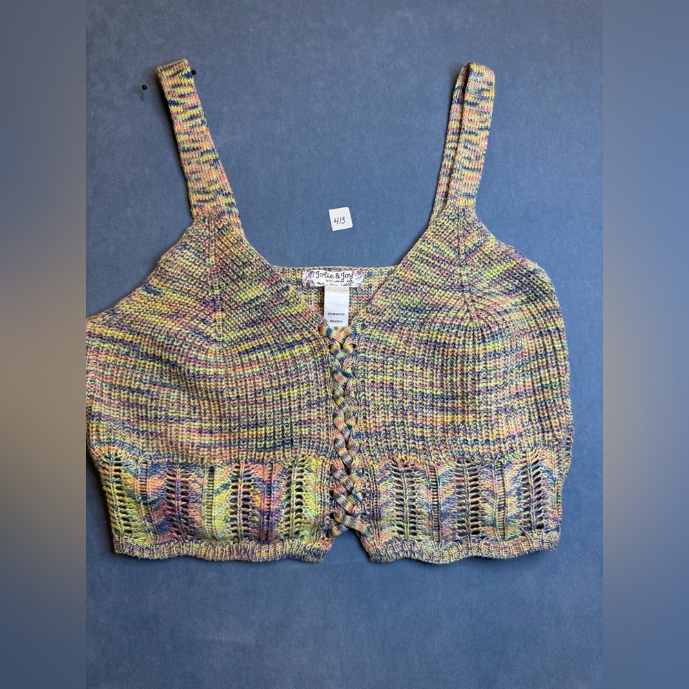 Jolie‎ & Joy By FCT With Love Colorful Knit Women's Top